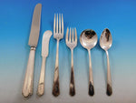 Virginia Sterling by Weidlich Sterling Silver Flatware Set Service "S" monogram