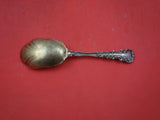 Avalon by International Sterling Silver Preserve Spoon gold wash 6 1/2"