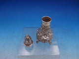 Repousse by Ritter & Sullivan Sterling Silver Salt & Pepper Shakers Pair (#7081)