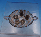 Filigree by Unknown Sterling Silver Doll House Miniature Tea Set 6pc (#6892)