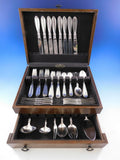 Princess Fuchsia by Frigast Sterling Silver Flatware Set Service 54 Pcs Dinner