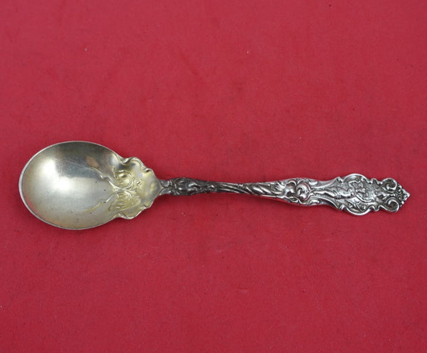 Irian by Wallace Sterling Silver Ice Cream Spoon Gold Washed Original 5 1/2"
