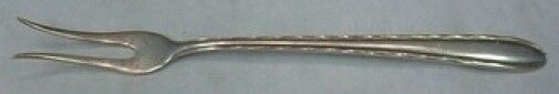 Silver Flutes by Towle Sterling Silver Pickle Fork 2-Tine 5 7/8"