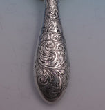 Gorham Bright-Cut Sterling Silver Hairbrush #2182C 8 3/4"x3 1/4"x1 1/2" (#9122)