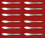 Candlelight by Towle Sterling Silver Fish Knife Custom Set 12 pieces 8 1/4"