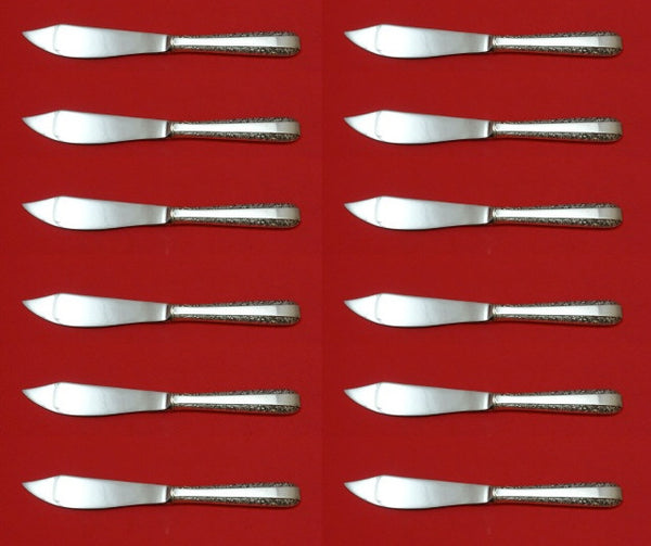 Candlelight by Towle Sterling Silver Fish Knife Custom Set 12 pieces 8 1/4"