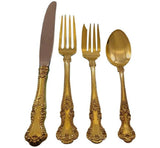 Cambridge by Gorham Sterling Silver Flatware Service 12 Set Vermeil 48 Pieces
