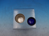 English Sterling Silver Salt Dip Master w/ Cobalt Liner #9391 London 1887 #6519