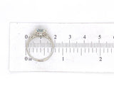 18k White Gold Filigree Deco 1.15 Carat Genuine Natural Aquamarine Ring (#J6774)