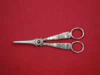 Japanese Sterling Silver Grape Shears AS w/ Bamboo Engraving 3.2oz. 6 3/8"