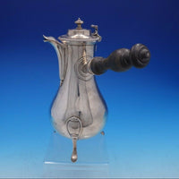 French Sterling Silver Coffee Pot with Wood Handle, Paris c.1781-1789 (#4301)