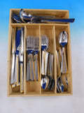 Alliance Gold International Stainless Steel Flatware Set for 12 Service 65 pcs
