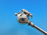 Ball End by George Sharp Sterling Silver Macaroni Server Bright-Cut w/Bug 11"