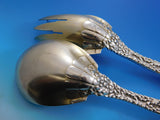 Dolphin by Tiffany and Co Sterling Silver Salad Serving Set Gold Washed 10 1/4"