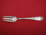 Old English Antique Eng w/ Flowers Dominick Haff Pastry Fork w/ Swirls 5 3/8"