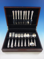 Georgian Rose by Reed and Barton Sterling Silver Flatware Set 8 Service 40 pcs