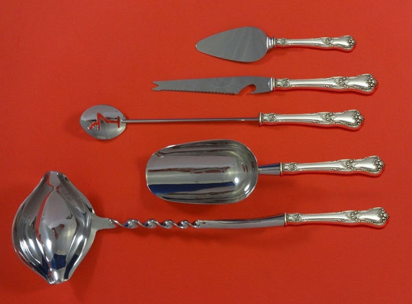 Memory Lane by Lunt Sterling Silver Cocktail Party Bar Set 5pc Custom Made