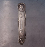 Medallion by Unknown Sterling Silver Pocket Knife w/Nut Pick Fruit Knife (#7237)