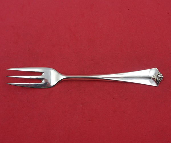 Town Hall by David Andersen Danish .830 Silver Salad Fork 3-Tine 5 3/4"