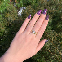 14k Gold Victorian Fancy Belcher .50ct Genuine Natural Diamond Men's Ring #J6536