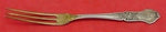 La Rochelle by International Sterling Strawberry Fork Gold Washed 5" Heirloom
