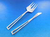 Avanti by Celsa Mexico Sterling Silver Flatware Set 12 Service Modern 76 pieces