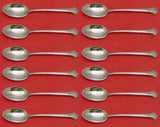 Chippendale by Towle Sterling Silver Teaspoon Set 12 pieces 6 1/8"
