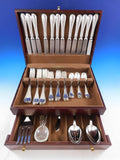 Giorgio by Wallace Italy Sterling Silver Flatware Set Service Dinner 54 pieces