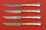 Mignonette by Lunt Sterling Silver Steak Knife Set 4pc HHWS  Custom Made 8 1/2"