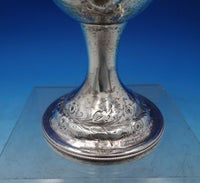 Coin Silver Water Goblet w/Floral Design 6 3/4" x 3 1/2" 7.5 ozt. c.1835 (#6763)