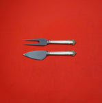 English Shell by Lunt Sterling Silver Hard Cheese Serving Set 2-piece Custom