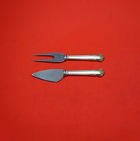 English Shell by Lunt Sterling Silver Hard Cheese Serving Set 2-piece Custom