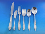 Lady Claire by Stieff Sterling Silver Flatware Set for 12 Service 80 pieces