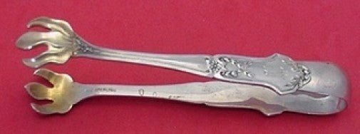 La Rochelle by International Sterling Silver Sugar Tong Gold Washed 5"