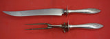 Buckingham Narrow by Shreve Sterling Silver Roast Carving Set  "C"  15 1/4"
