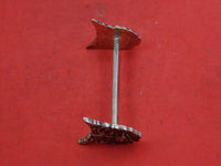 Floral by Unknown 800 Silver Knife Rest Danish 2 7/8" x 1 1/4" x 1 1/8"