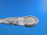 Dew Drop by Shiebler Sterling Silver Master Salt Spoon Shell Bowl GW 4" Antique