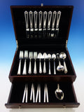 George II Rex by Watson Sterling Silver Flatware Set for 8 Service 58 pieces