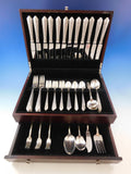 Normandie by Wallace Sterling Silver Flatware Set for 12 Service 76 pcs Dinner