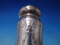 Durgin Sterling Silver Salt and Pepper Shakers #1833 Engraved (#7093)