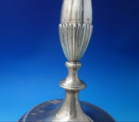 Gadroon Sterling Silver Candlestick Pair #2538 12 1/4" x 5 3/4" c.1930 (#5889)