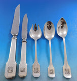 Norman Plain by Shreve Sterling Silver Flatware Set Service 267 pieces Dinner