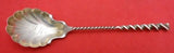 Square Twist #5 by Whiting Sterling Silver Sugar Spoon Shell Bowl 5 7/8"