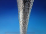 Arts & Crafts Hand Hammered 900 Silver Candlestick 7 1/2" Monogram R (#6141)
