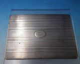 Russian 84 Silver by Unknown Cigarette Case w/ Crest 4 3/4" x 3" c.1930 (#6059)