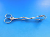 Number 2232-1 by Lebkuecher & Co. Sterling Silver Ice Tong mechanical 7 1/2"