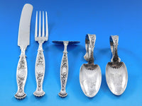 Hyperion by Whiting Sterling Silver Flatware Set Service 193 pc Lg Vintage Chest