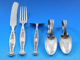 Hyperion by Whiting Sterling Silver Flatware Set Service 193 pc Lg Vintage Chest