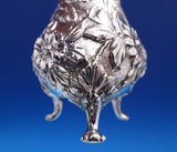 Repousse by Kirk Sterling Silver Salt Shaker 5" x 2" 3.5 ozt." (#7956) Heirloom