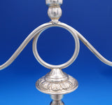 Repousse by Kirk Sterling Silver Candelabra 3-Light #119F 10 1/4" x 12" (#7499)